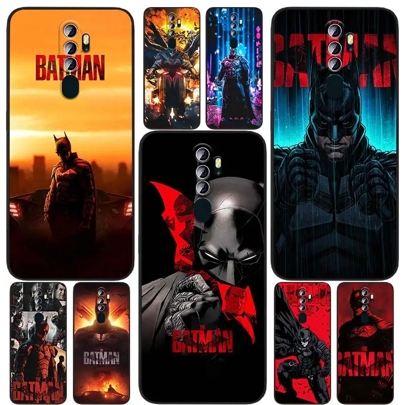 

Fashion Cool Batman Art For OPPO Reno7 6 5 4 2 Z Lite Pro Plus SE 4G 5G Black Soft TPU Shockproof Silicone Cover Phone Case