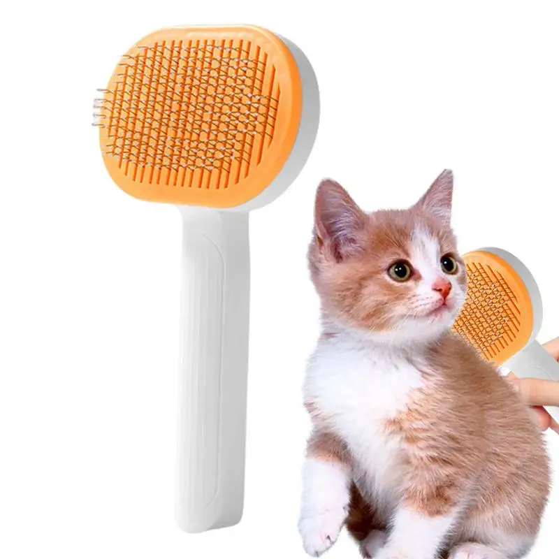 

Self Cleaning Dog And Cat Hair Brush Slicker Brushes For Cats Shedding Dog Grooming Brush Cat Comb For Kitten Puppy Massage