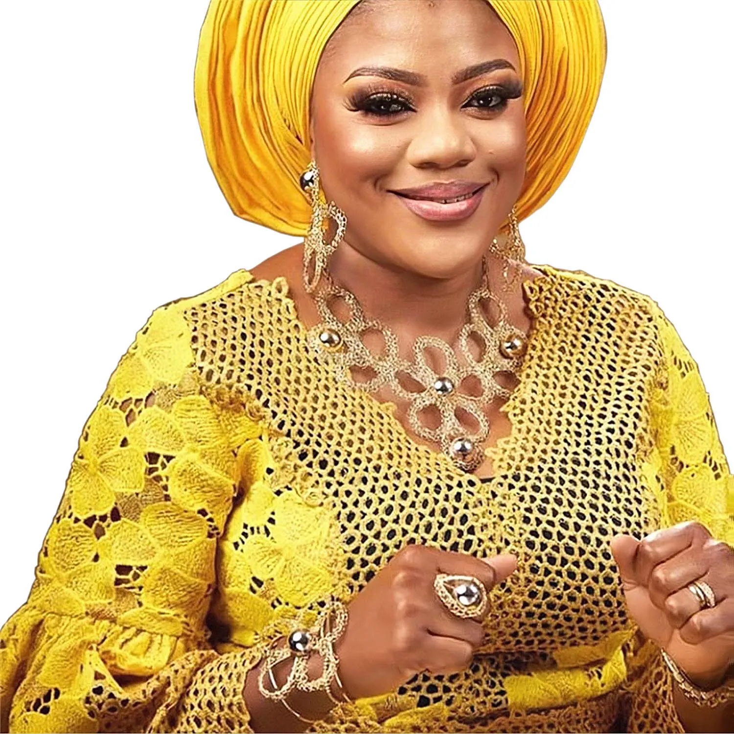 Yuleili бразильские золотые серьги ожерелье комплект ювелирных изделий красивый