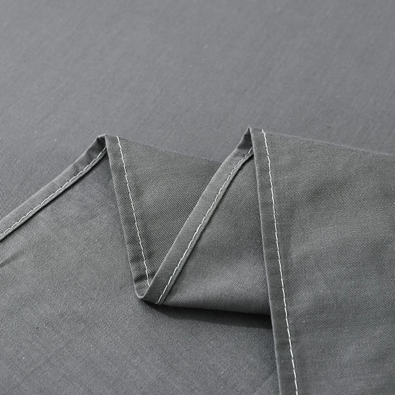 Однотонное постельное белье из чистого хлопка для 2 человек