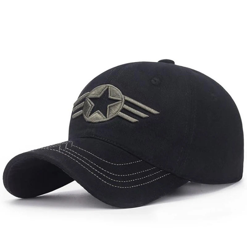 

2022 New US Air Force Embroidery Baseball Cap Men Women 100%cotton Hats Outdoor Fashion Shade Caps Adjustable Tactical Hat