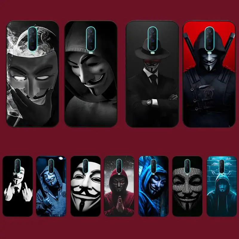 

Anonymous Phone Case for Vivo Y91C Y11 17 19 17 67 81 Oppo A9 2020 Realme c3