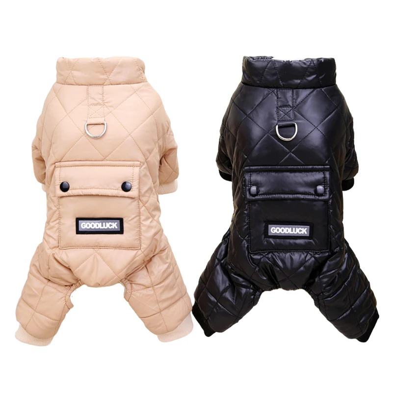 

Jumpsuit Waterproof Pet Jacket Chihuahua Yorkie Pug Coat Shih Tzu Outfits Winter Warm Dog Clothes for Small Medium Dogs Cats