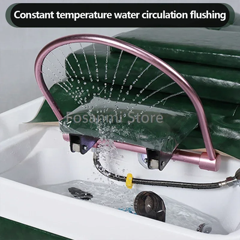 Японская кровать для шампуня головы спа цифровой дисплей постоянная температура