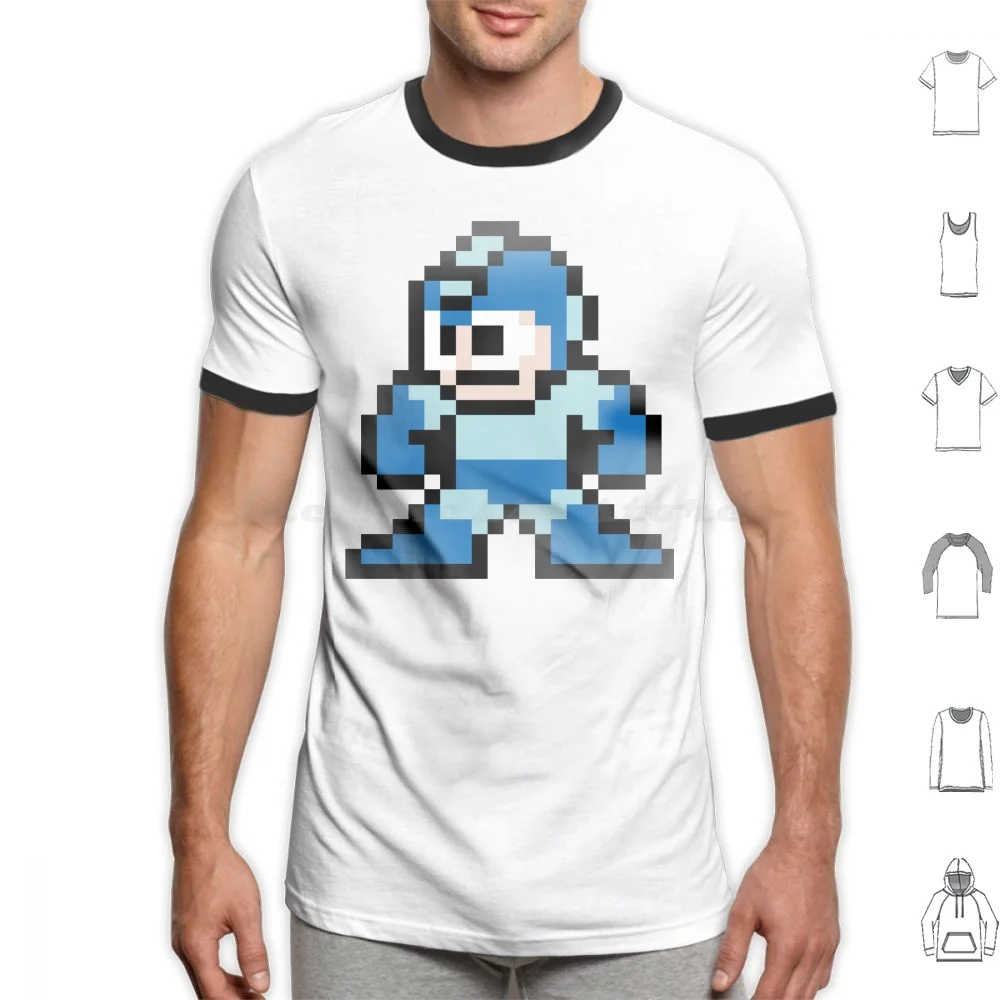 

Футболка Megaman 8 бит для мужчин и женщин, хлопковая рубашка с принтом «сделай сам», Megaman 8 бит, ретро, Nes, Rockman, игровой Мужской 8 бит, мега-Мен, Пиксельная игра