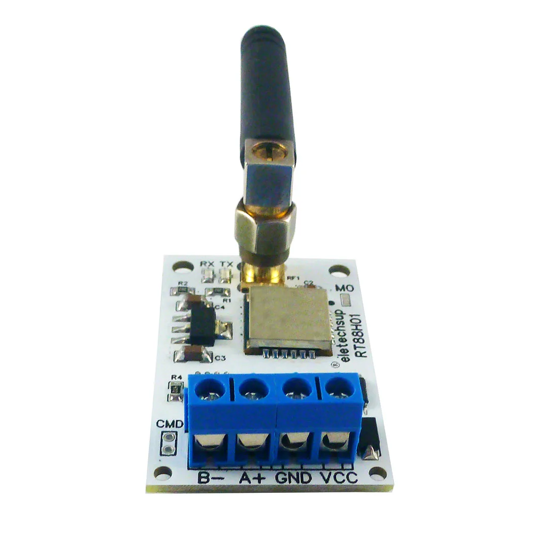 DC 5-12V 433M 868M RS485 Lora 22DBM RF беспроводной приемопередатчик мастер-ведомая передача для