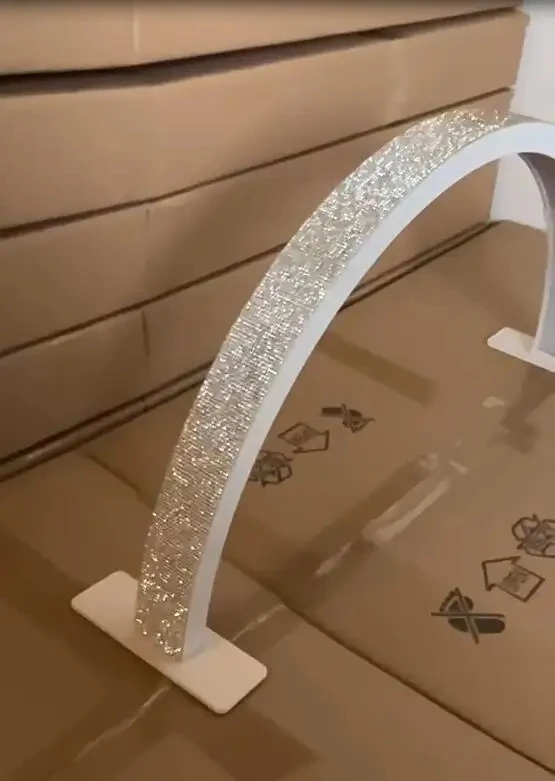 Новое поступление двухцветные полукольца для красоты заполняющие Луну ресницы