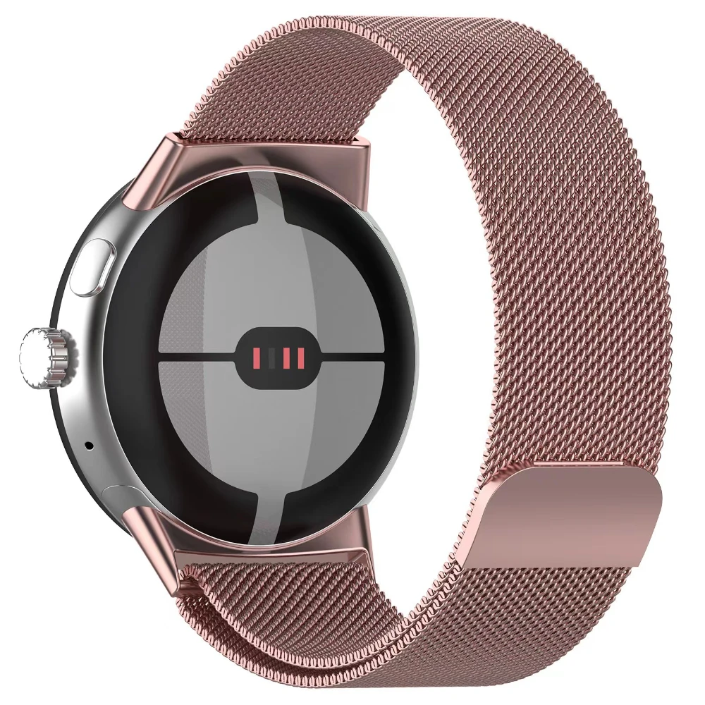Фото Миланский ремешок-петля для Google Pixel Watch 4 3 2 1, металлический магнитный сменный браслет Correa для Pixel Watch 4 3 41 мм, ремешок для часов №3