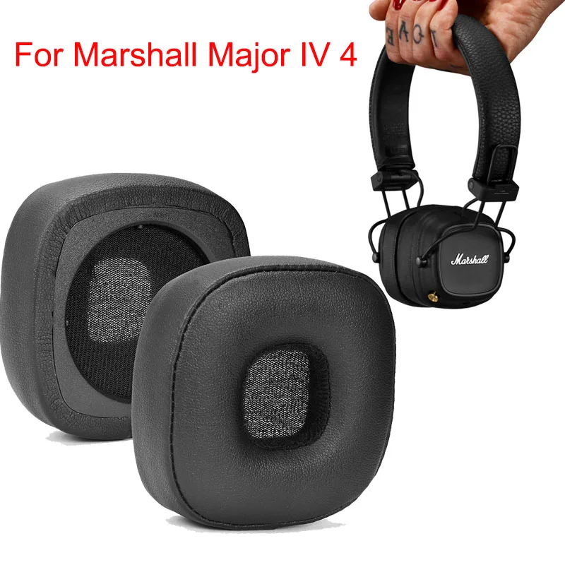 

1 Pair of Earpad For Marshall Major IV Bluetooth Headphone Ear Pads Cushions For Major 4 Soft Protein Leather Memory Foam Sponge