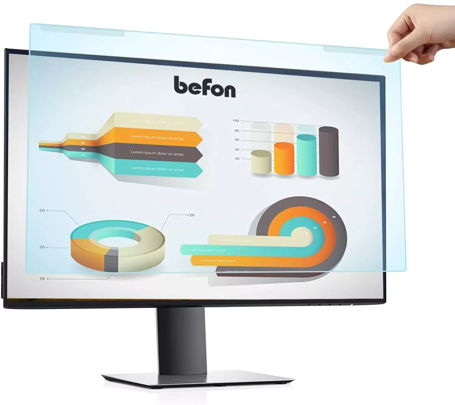 

New 27 inch Anti Blue Light Filter,Anti Glare Protector for PC computer,Protect your eyes from Blue Light Harm 612mm x 356mm