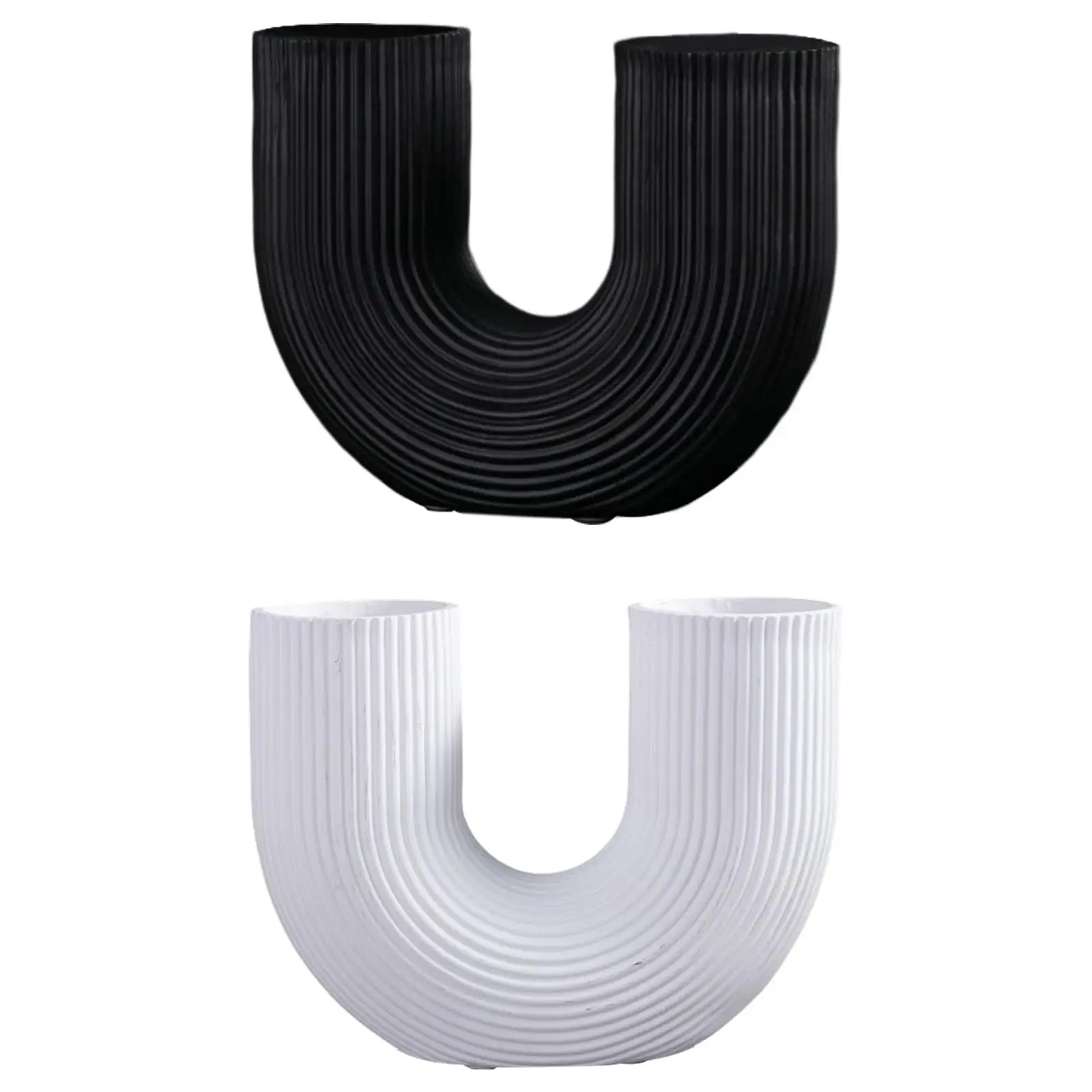 

Flower Vase Holder Flower Pot Stems Bunch Resin Statue Minimalist Abstract for Living Room Home Accent Office Party Wedding