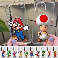 fhnblj mario phone case for samsung s20 ultra s30 for redmi 8 for xiaomi note10 for huawei y6 y5 cover