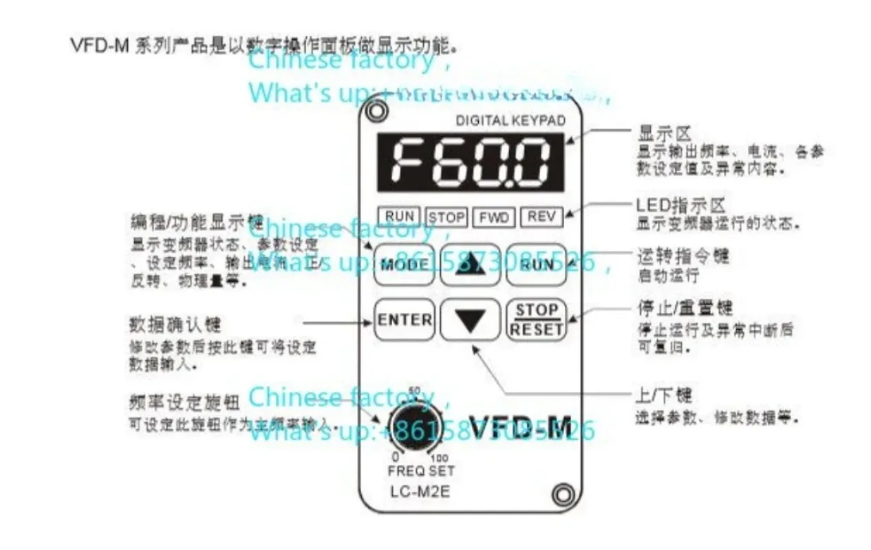 Фото Преобразователь частоты VFD-M трехфазный 1.5-22 кВт 3.7-5. 5 кВт двигатель для фрезерного станка с регулятором скорости, для водяного насоса, для гравировки №5