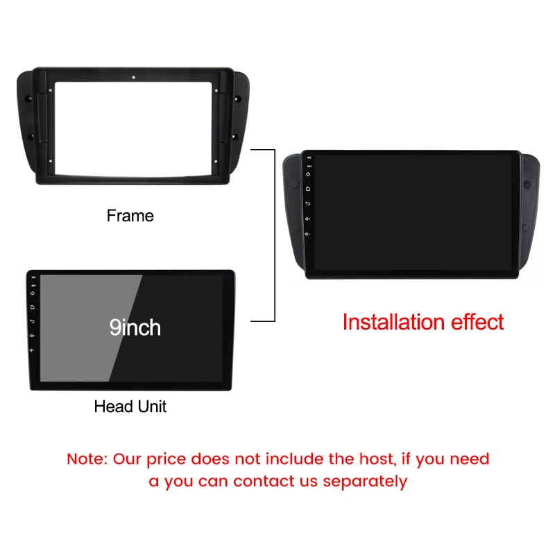 Высококачественный автомобильный радиоприемник 2 Din DVD GPS стерео ABS пластиковая
