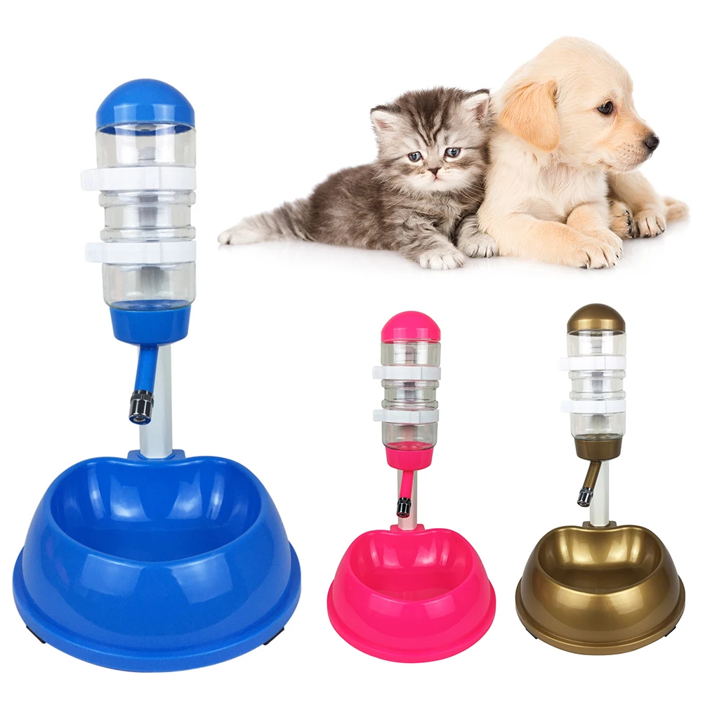 

Universal Bowl Drinker Dispenser Products Automatic Bottles Puppy Pet Feeder Drinker Water Bowls Dog Liftable Bowl Dog Pet