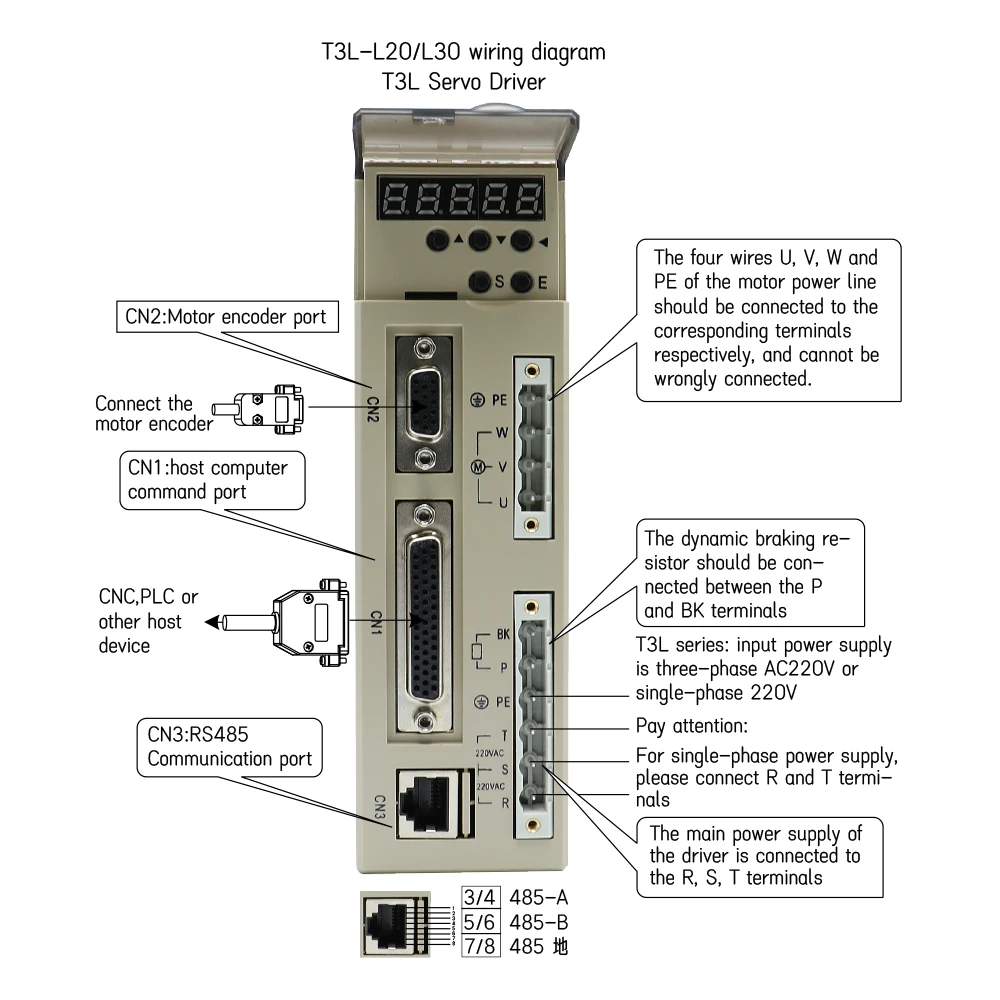 Сервопривод переменного тока 130 220 В 2500 кВт сервомотор об/мин 10 нм привод