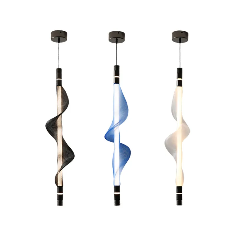 Светодиодный постмодерн акриловая волна дизайнерская люстра освещение 2024 новый