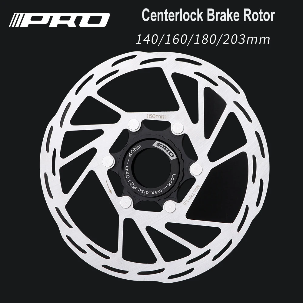 

IIIPRO Centerlock Rotor MTB Road Bike Heat Dissipation Cooling Disk Center lock 140/160/180/ 203mm Disc Brake Rotor Center Lock