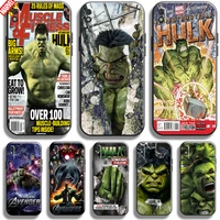 hulk marvel avengers for xiaomi redmi 9at phone case 6 53 inch soft silicon coque cover black funda comics thor captain america