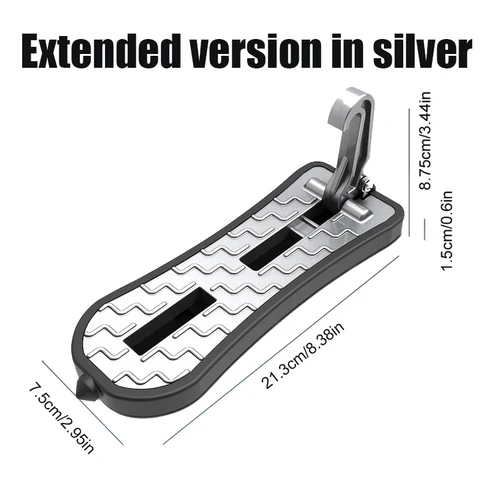 Расширенный Складной автомобильный багажник на крышу, ступенчатый шаг для двери автомобиля, Универсальный крючок с защелкой, вспомогательная педаль для ног, автоматическая багажная ступенчатая лестница на крыше