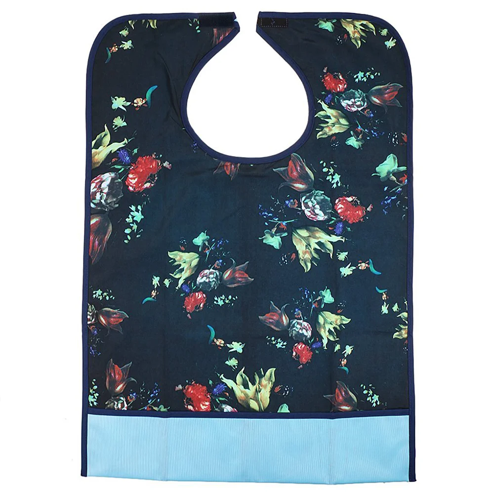 

1PC Adult Bib Waterproof Reusable Practical Mealtime Protector Apron for Adult Disabled