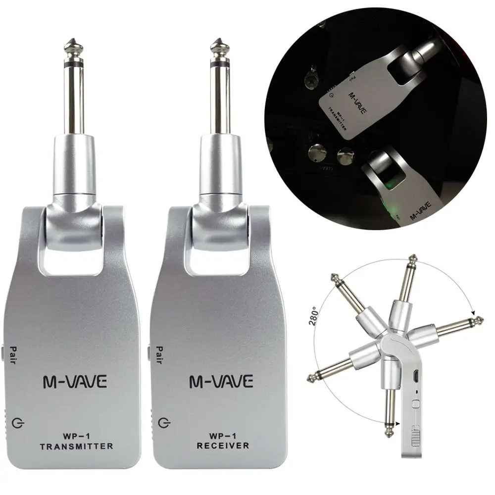 

Перезаряжаемый USB-передатчик с низким уровнем шума и задержкой, музыкальный аудиоприемник, беспроводная гитарная система, Адаптер 2,4G