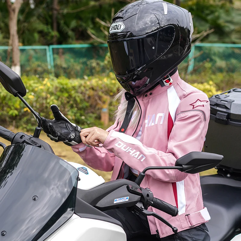 Куртка женская мотоциклетная непродуваемая на все четыре сезона