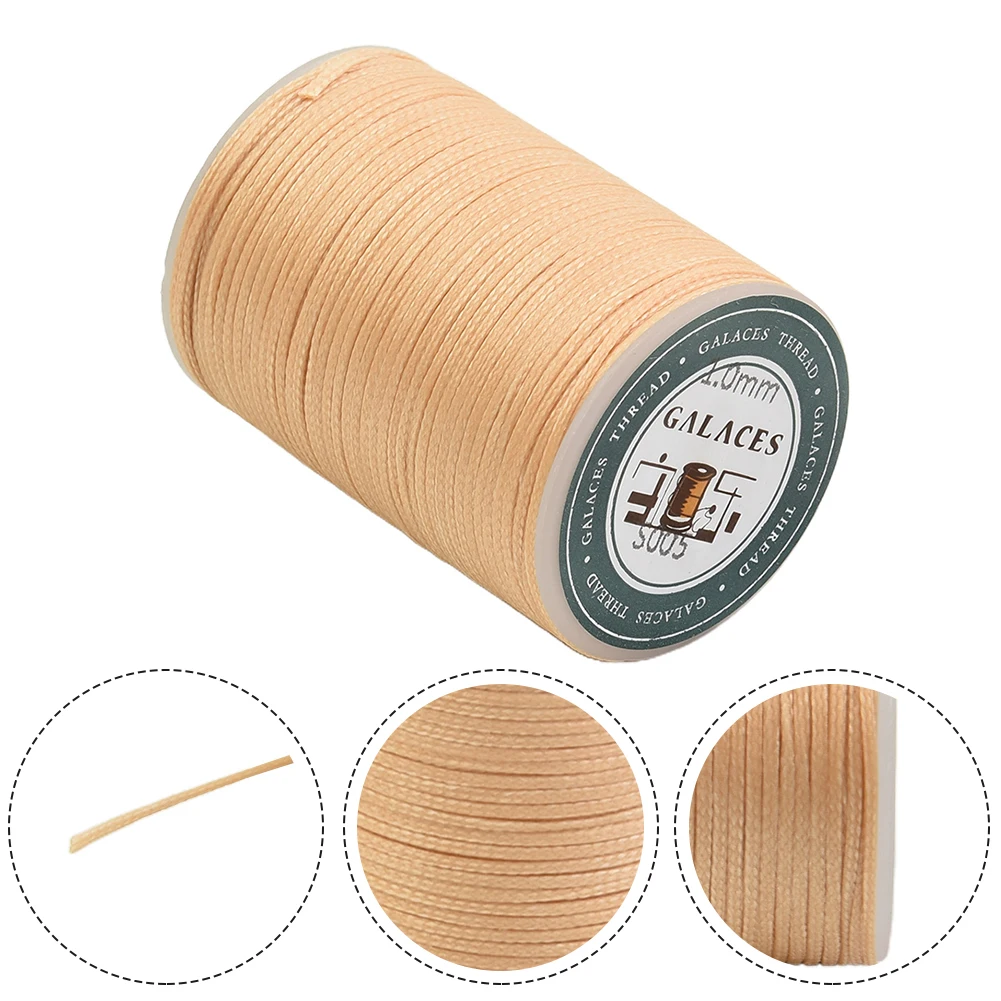 

Durable High Quality Sewing Stitching Jewelry Making Waxed Thread String Strap Cord Rope 1.0mm 210D 21 Colors DIY