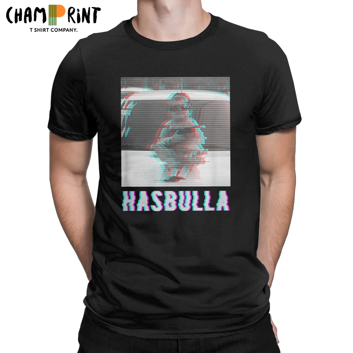 

Vintage Hasbulla Fighting Meme T-Shirt Men Crew Neck 100% Cotton T Shirt Short Sleeve Tees Classic Clothing