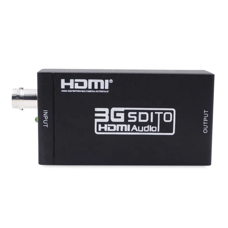 

3G 1080P SDI to HDMI Adapter Converter for Monitor HDTV HD-SDI 3G-SDI to HDMI Adapter Female BNC to HDMI for PC Laptop TV