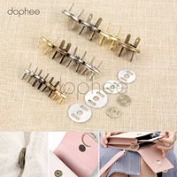 dophee 10pcs 101418mm 4 colors thin magnetic snaps buttons lady bags craft bags handbag purse wallet accessories bags