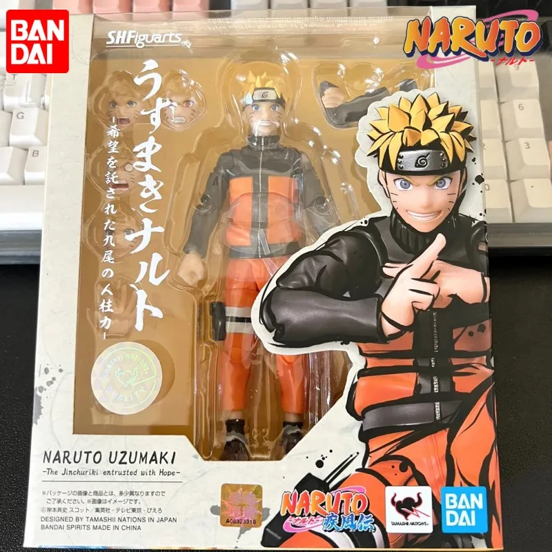 

Шарнирная экшн-фигурка Bandai SHF Naruto 2,0, искусственная фигурка, японская версия, коллекция украшений, подарок на день рождения, кукла