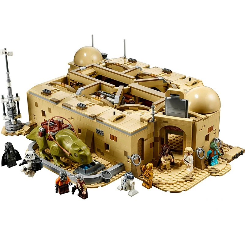 

Фотообои 3187 шт., фотообои для бистро, совместимы с 75290 г., здание зданий Skywalker, детские светильники для бистро