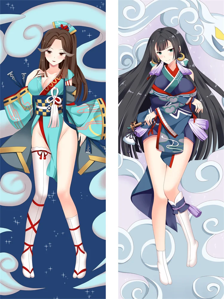 

Домашнее постельное белье аниме косплей игры Onmyoji Dakimakura подушка чехол Сделай Сам индивидуальная Подушка обнимающая Подушка Наволочка пода...