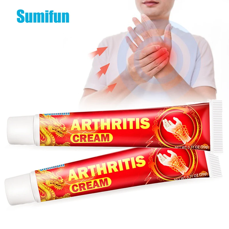 

Sumifun 20g Tendon Sheath Arthritis Cream Therapy Tenosynovitis Pain Relief Cream for Hand Wrist Thumb Finger Pain Care Plaster