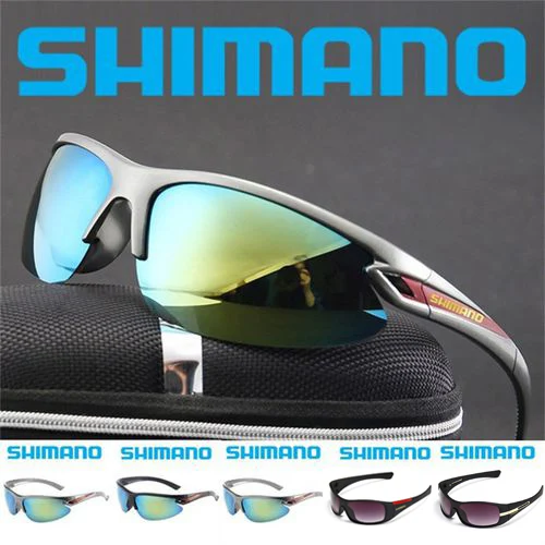 

2021 солнцезащитные очки SHIMANO для рыбалки мужские очки велосипедные солнцезащитные очки хамелеоновые очки для велоспорта поляризационные оч...