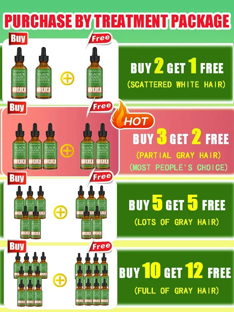 Suero Natural Anti gris para el cabello reparación de blanco y oscurecimiento remedio nutritivo cuidado del