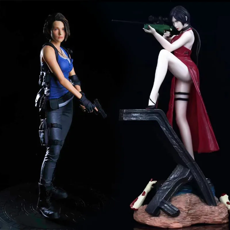 

New 1/6 Action Figure Resident Evil Ada Wong Leonscott Kennedy Jill Valentine Pvc Anime Collectible Statue Doll Kids Gift Toys