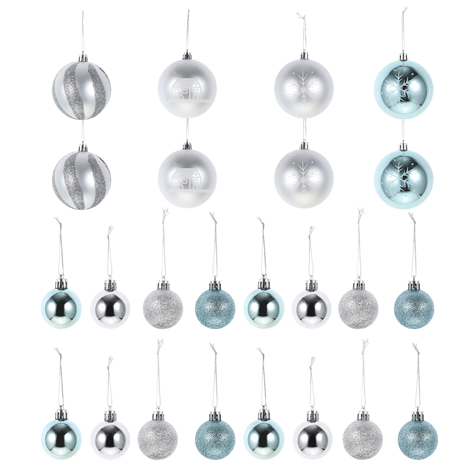 

24 шт., подвесные шары для украшения дома