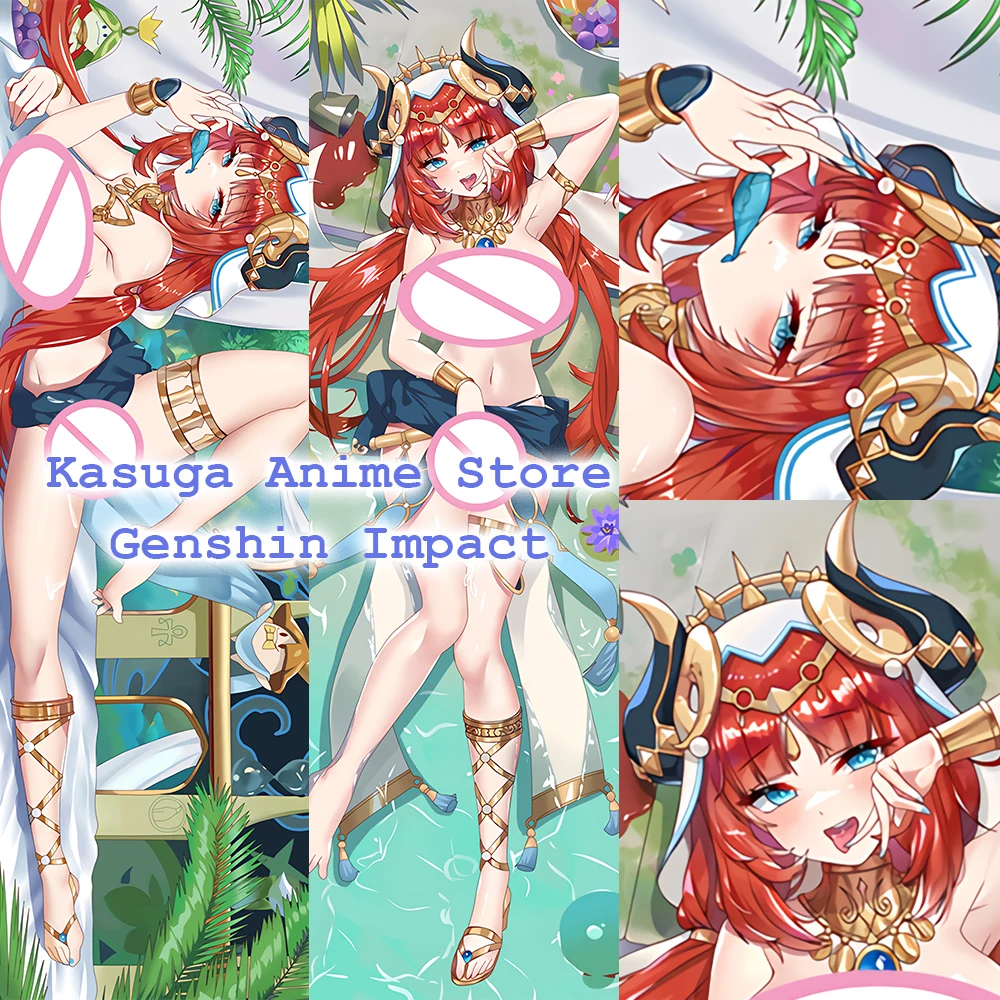 

Game Genshin Impact Pillowcase Nilou Cosplay Dakimakura Pillow Anime Body Pillowcase Genshin Beauty Pillow Cushion Cover