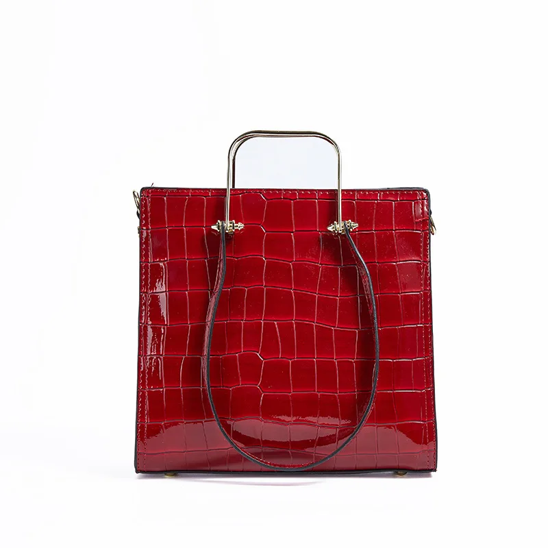 

Luxury Patent Leather Bags Designer Stone Women Handbags Ladies Large Shoulder Crossbody Hand Bags for Women 2022 Tote Sac