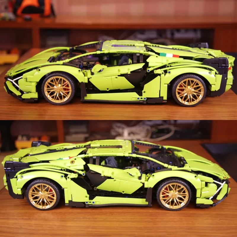 

Technical Super Car Lambor Sián FKP 37 Model 3696PCS Building Blocks Brick Toys Kids Birthday Gift Set Compatible with 42115