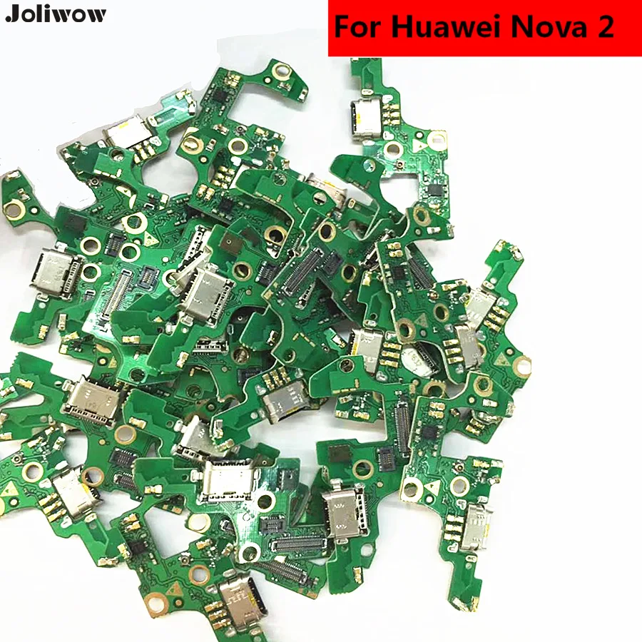 

1 шт. для Huawei Nova 2 Micro USB разъем зарядный порт Nova2 Зарядное устройство Док-станция Соединительная плата с микрофоном гибкий кабель ремонт