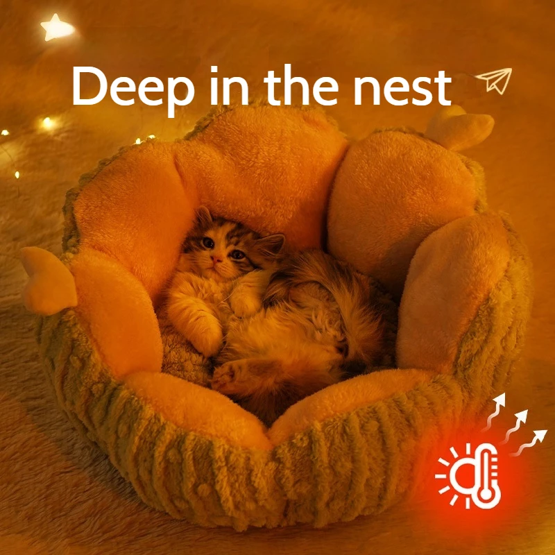 Трехслойное утолщенное мягкое и удобное гнездо для домашних животных в новом