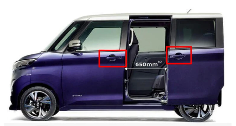 Для Nissan Roox 2020-2022 автомобильные аксессуары ABS хромированная дверная ручка чаша