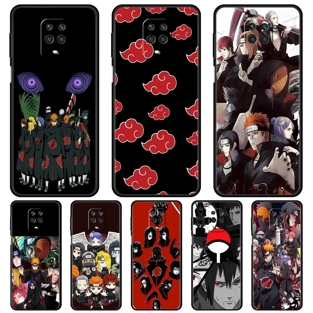 Чехол Naruto Akatsuki для телефона Xiaomi Redmi Note 9S 9 10 Pro 8 7 8T 9T 11 |