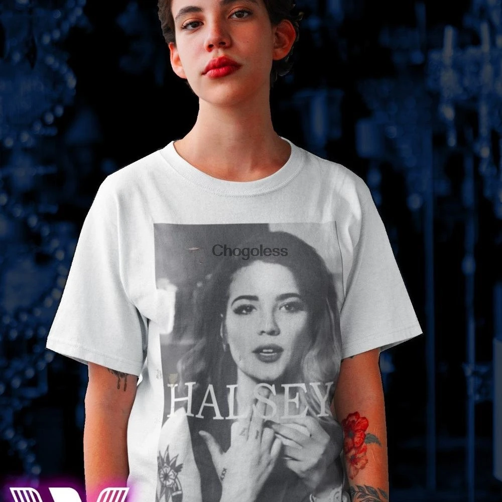 Футболка с постером Halsey |