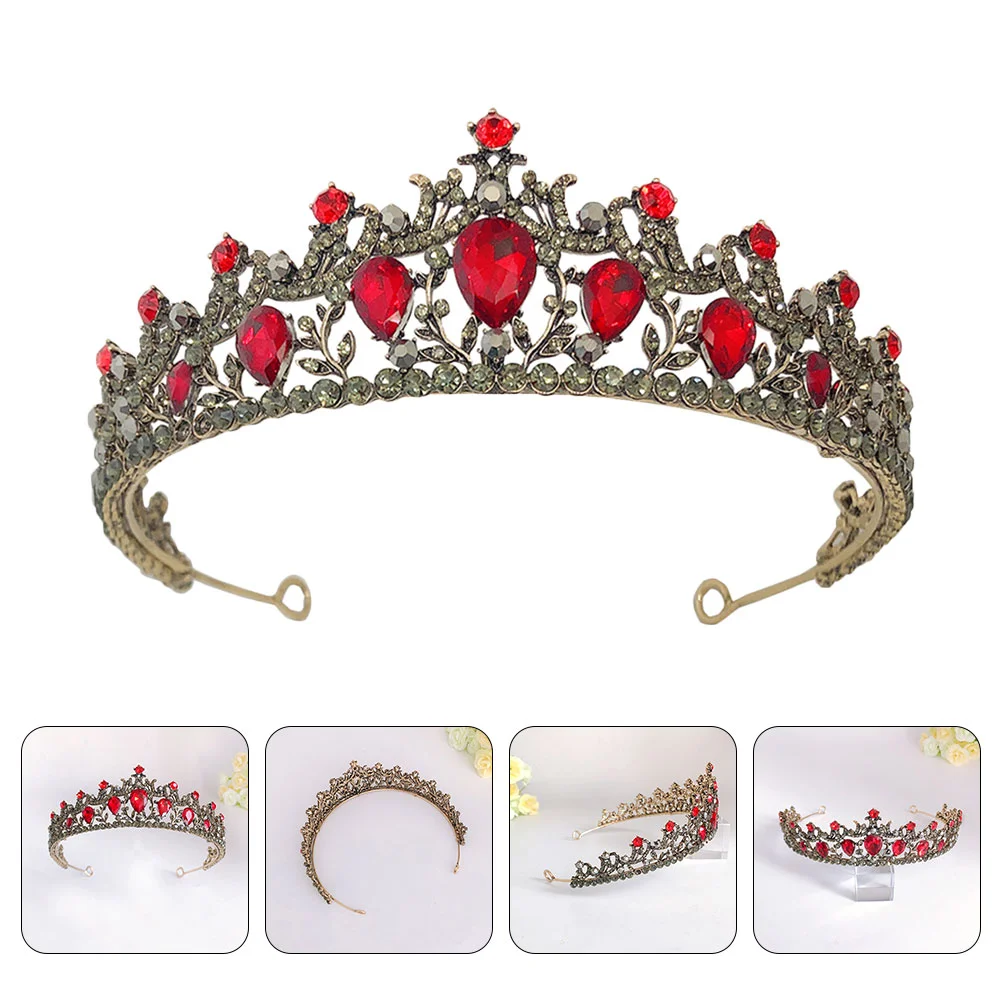 

1pc Girl Tiara Headdress Beautiful Exquisite Wedding Dress Decor Tiara Headdress