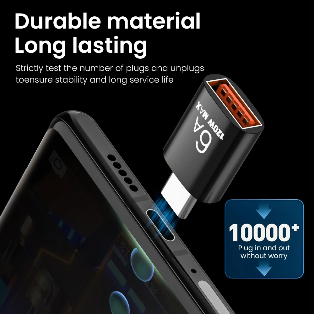 Фото Адаптер OTG Type C (папа)-USB (мама) №3