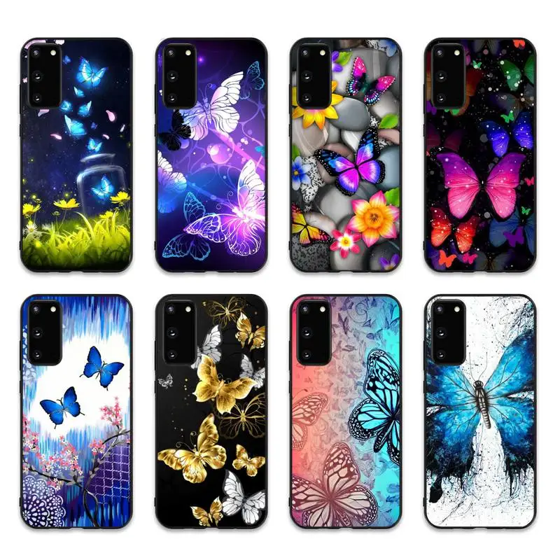 

Butterfly Phone Case for Samsung S10 21 20 9 8 plus lite S20 UlTRA 7edge